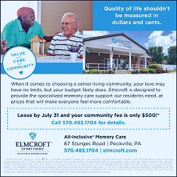 FRIDAY, JULY 19, 2019 Ad - Eclipse Senior Living - Elmcroft of Mid Valley -  The Times-Tribune